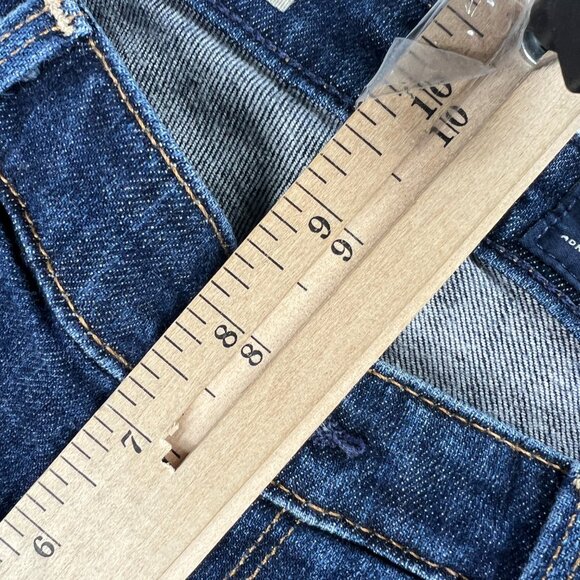 AG Adriano Goldschmid Jean Womens 33x30 Stevie Slim Straight Blue Denim Tag 31 R - Picture 15 of 16